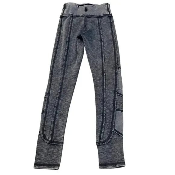 Free People Movement Catch Me If You Can Gray Moto Leggings - Picture 5 of 10